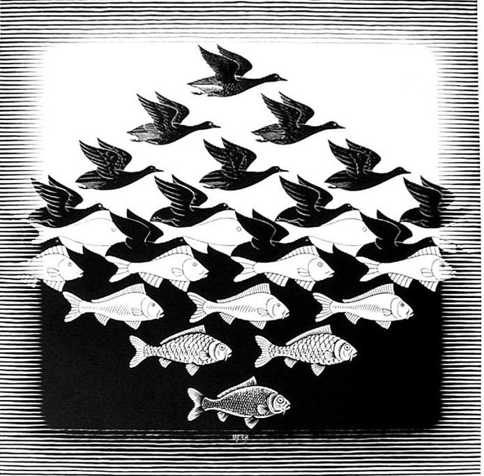 escher-vogelsenvissen