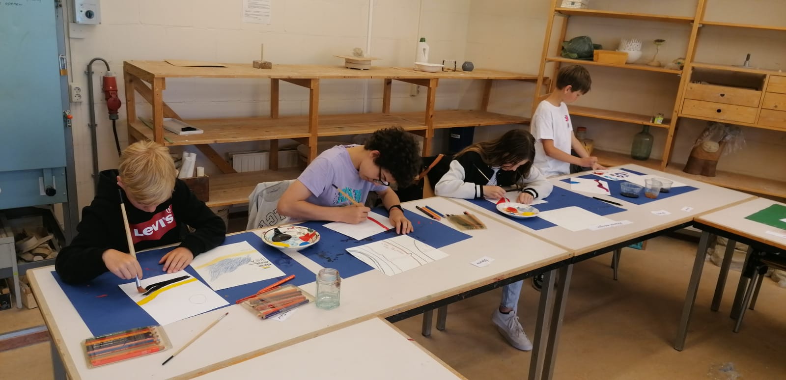 kunstklas-jongens